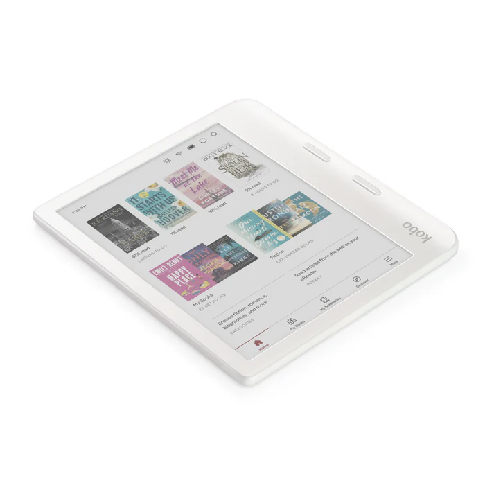 Kobo Libra Colour 7 inch E Ink Kaleido 3 display with FastGLR and Dark Mode