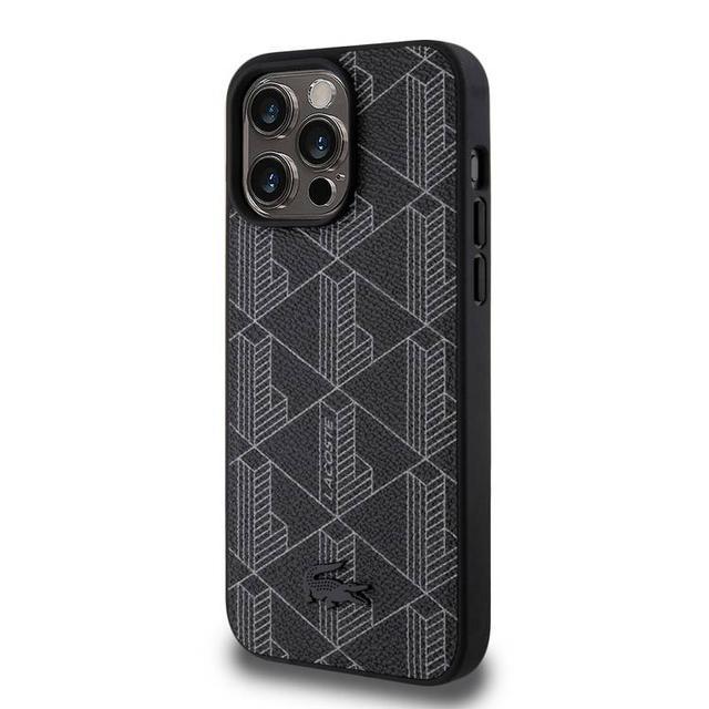 Lacoste PVC The Blend Monogram Hard Magnetic Case for iPhone 16 Pro | 16 Pro Max